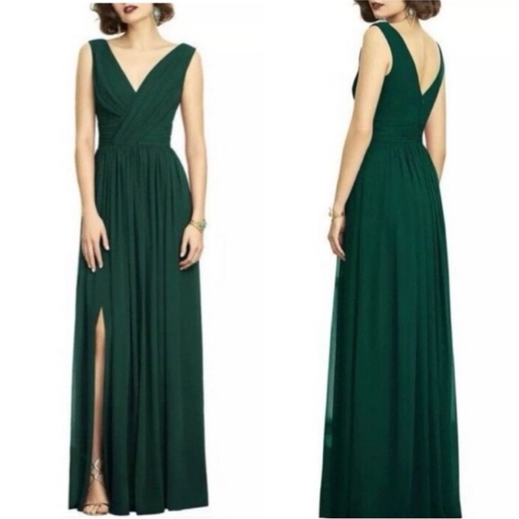 Dessy Collection Dresses & Skirts - Dessy Collection Vivian Diamond Hunter Green Dress